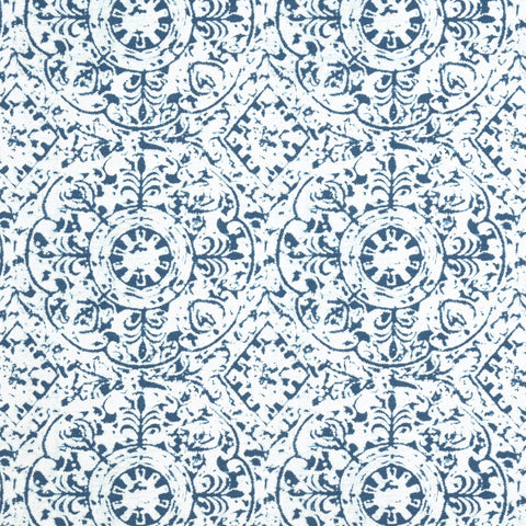 Havana Navy Fabric - F981312 - Thibaut Fabric