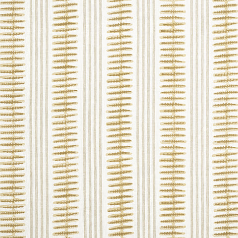 Indo Stripe Camel Fabric - F981316 - Thibaut Fabric
