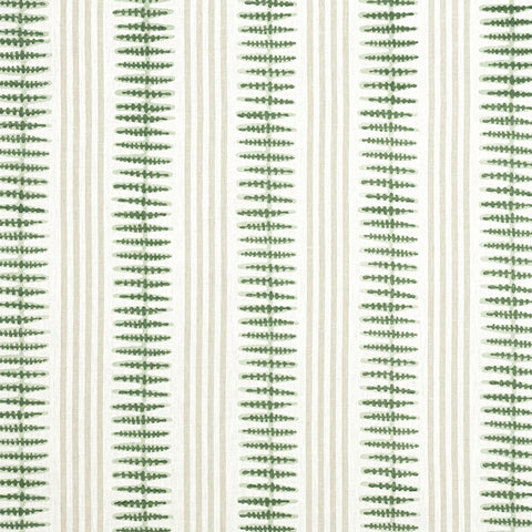 Indo Stripe Spruce Fabric - F981317 - Thibaut Fabric