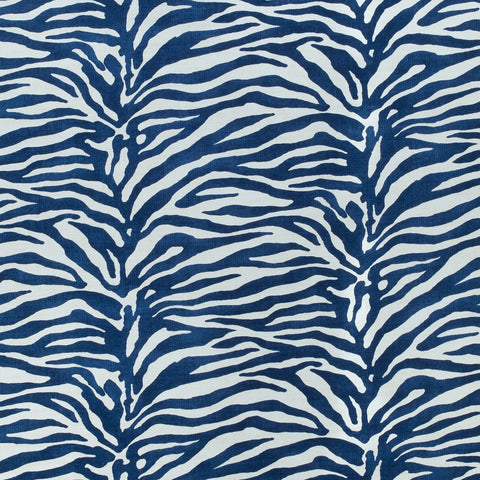 Serengeti Navy Fabric - F985029 - Thibaut Fabric