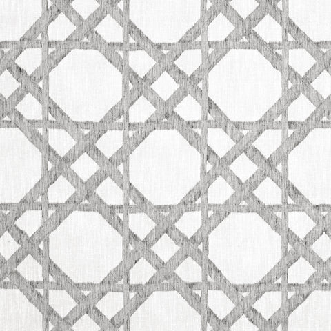 Cyrus Cane Sheer Smoke Fabric - FWW7135 - Thibaut Fabric