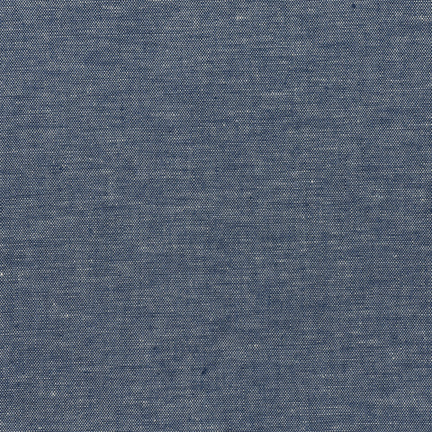 Skye Linen Navy Fabric - FWW7613 - Thibaut Fabric