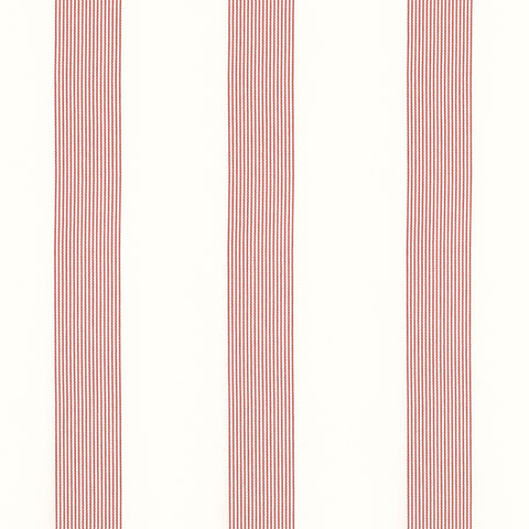 Sabine Stripe Cranberry Fabric - FWW81734 - Thibaut Fabric