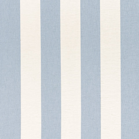 Newport Stripe Navy and Linen Fabric - FWW8211 - Thibaut Fabric