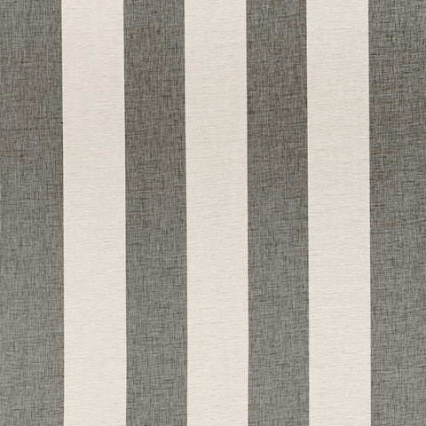 Newport Stripe Black and Linen Fabric - FWW8216 - Thibaut Fabric