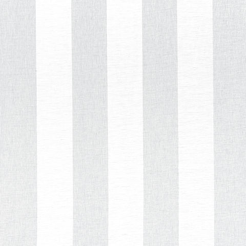 Newport Stripe Platinum and White Fabric - FWW8217 - Thibaut Fabric