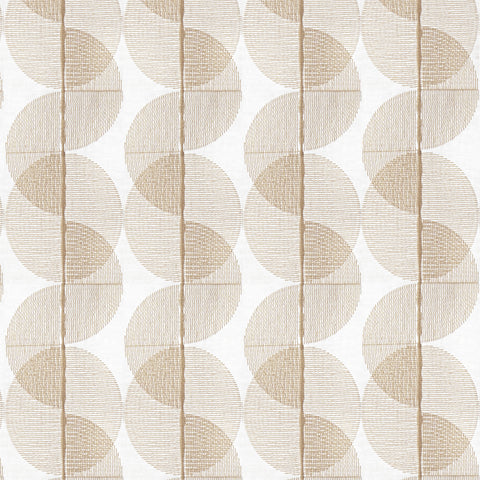 Cyclone Embroidery Mocha Fabric - FWW8254 - Thibaut Fabric