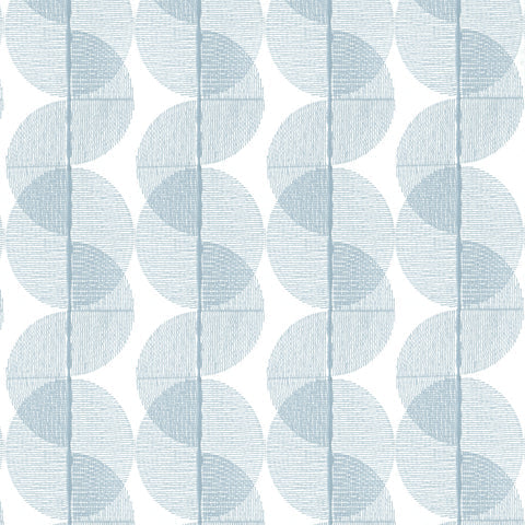 Cyclone Embroidery Ocean Fabric - FWW8256 - Thibaut Fabric