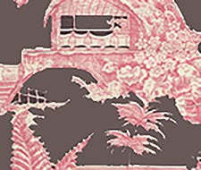 Quadrille - Paradise Garden - 301963W - Rose Brown