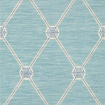 T13391 | Turnberry Trellis, Pavilion Thibaut Wallpaper