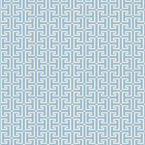 T20857 | T-Square, Eden Light Blue - Thibaut Wallpaper