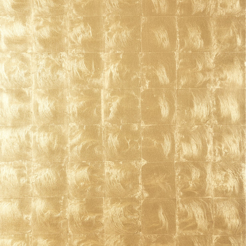 T41011 | Metal Leaf, Metallic Gold - Thibaut Wallpaper