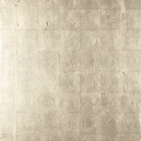 T41012 | Metal Leaf, Metallic Pewter - Thibaut Wallpaper