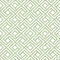 T42049 | French Lattice, Green - Thibaut Wallpaper