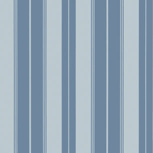 NORFOLK STRIPE - French Blue - Thibaut - T44046 - STRIPES & CHECKS RESOURCE