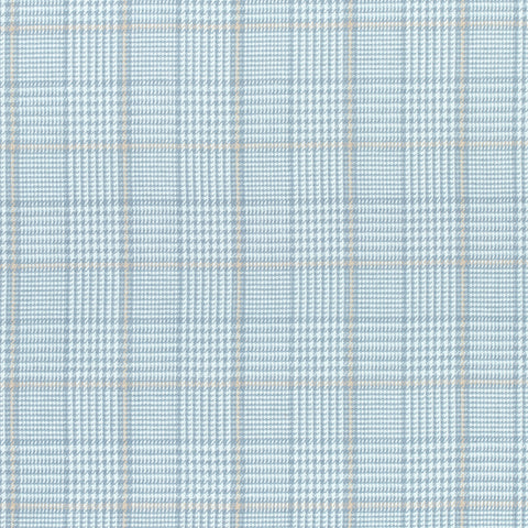 Grassmarket Check Slate Blue Fabric - W710203 - Thibaut Fabric