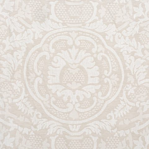 Earl Damask Flax Fabric - W710841 - Thibaut Fabric