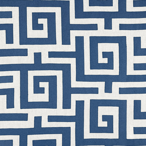 Tulum Applique Navy Fabric - W713225 - Thibaut Fabric