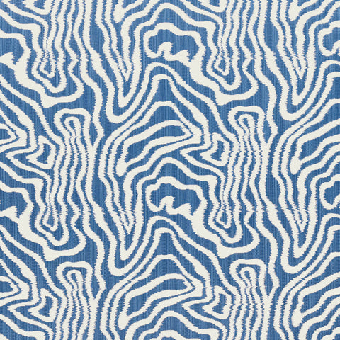 Alessandro Blue Fabric - W713606 - Thibaut Fabric