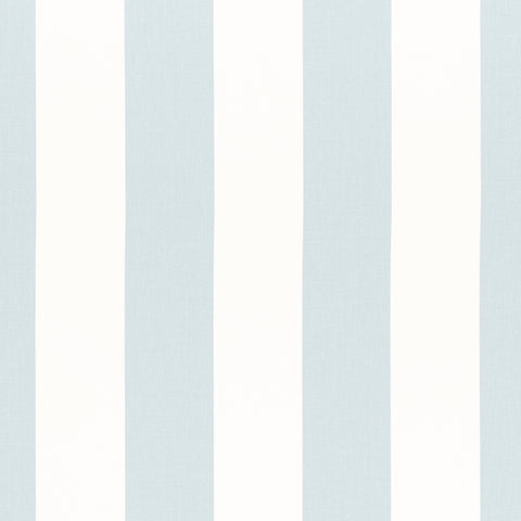 Bergamo Stripe Spa Blue Fabric - W713636 - Thibaut Fabric