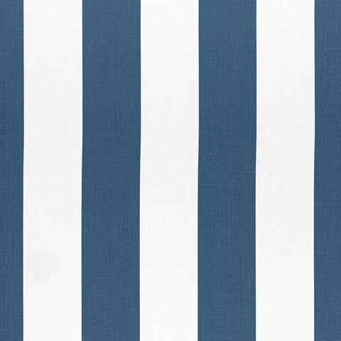 Bergamo Stripe Navy Fabric - W713637 - Thibaut Fabric