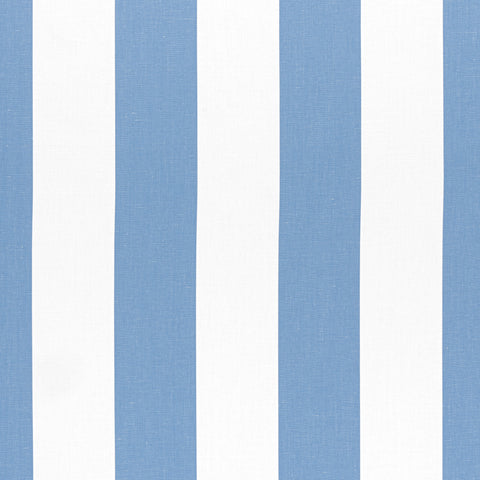 Bergamo Stripe Blue Fabric - W713638 - Thibaut Fabric