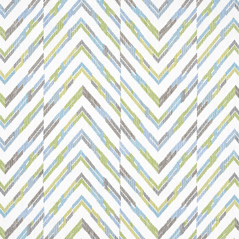 Hamilton Embroidery Spa Blue Fabric - W714342 - Thibaut Fabric
