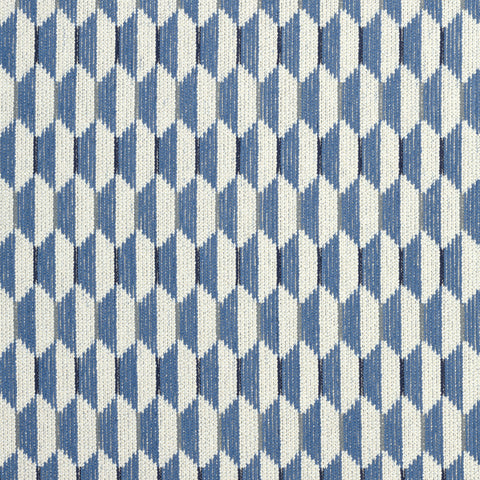 Optica Sky Blue Fabric - W73348 - Thibaut Fabric
