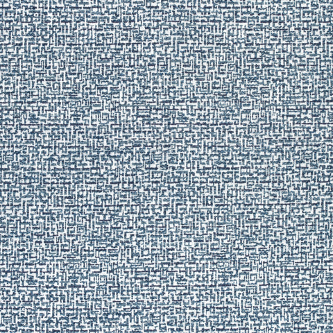 Mandela Blue Fabric - W74053 - Thibaut Fabric