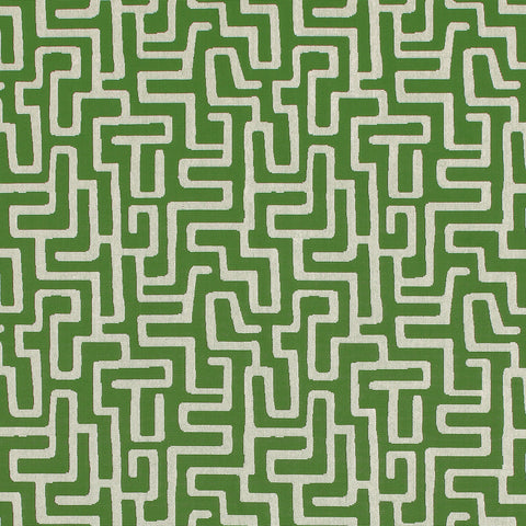Terrace Lane Spring Green Fabric - W742033 - Thibaut Fabric