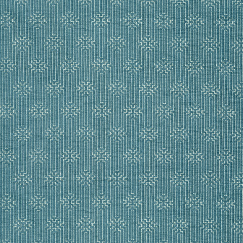 Crete Peacock Fabric - W74212 - Thibaut Fabric