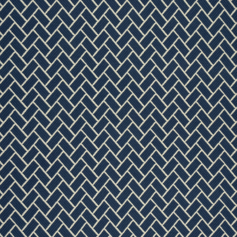 Cobblestone Navy Fabric - W74224 - Thibaut Fabric