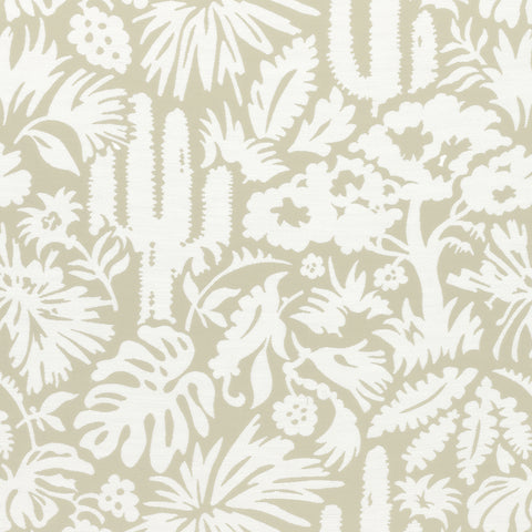 Botanica Sand Fabric - W74626 - Thibaut Fabric