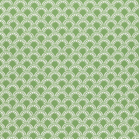 Maisie Kelly Green Fabric - W74637 - Thibaut Fabric