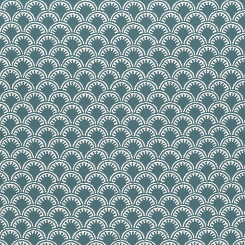 Maisie Teal Fabric - W74644 - Thibaut Fabric