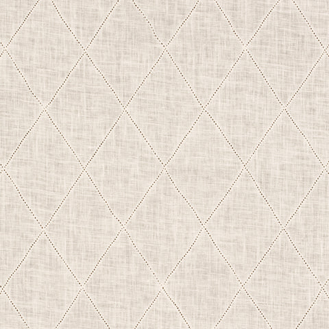 Claremont Trellis Ivory Fabric - W772588 - Thibaut Fabric
