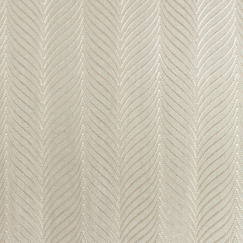 Clayton Herringbone Embroidery Natural Fabric - W775443 - Thibaut Fabric