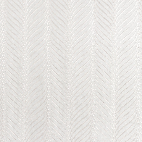 Clayton Herringbone Embroidery Ivory Fabric - W775444 - Thibaut Fabric