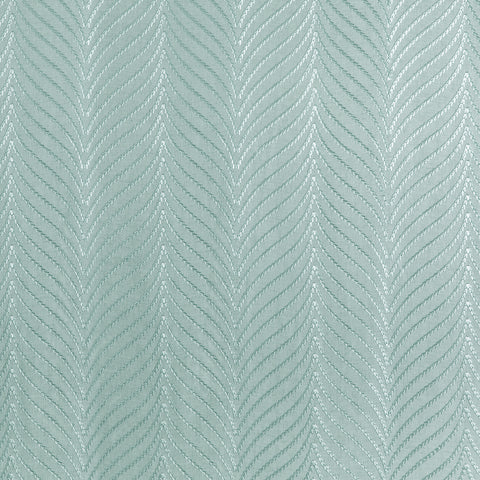 Clayton Herringbone Embroidery Robins Egg Fabric - W775445 - Thibaut Fabric