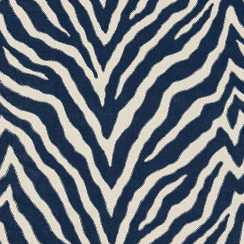 Etosha Velvet Navy Fabric - W80408 - Thibaut Fabric