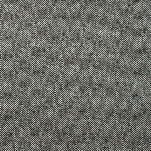 Hadrian Herringbone Charcoal Fabric - W80713 - Thibaut Fabric