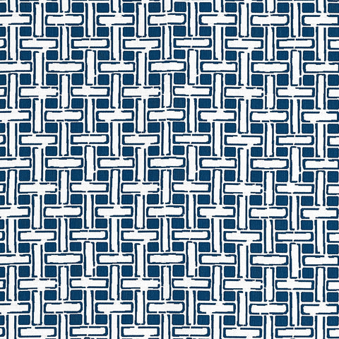 Panama Matelasse Navy Fabric - W81643 - Thibaut Fabric