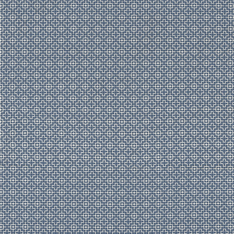 Bistro Navy Fabric - W81732 - Thibaut Fabric