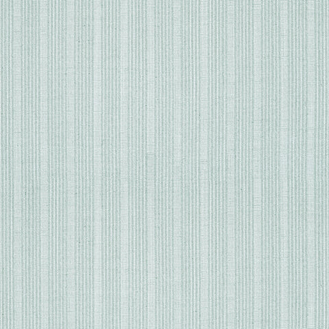 Ebro Stripe Seafoam Fabric - W8508 - Thibaut Fabric