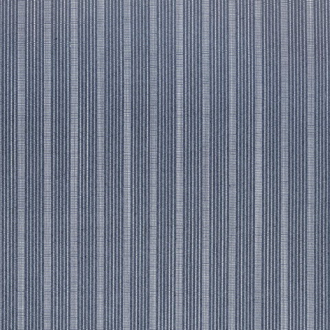 Ebro Stripe Marine Fabric - W8510 - Thibaut Fabric
