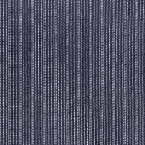 Ebro Stripe Navy Fabric - W8511 - Thibaut Fabric