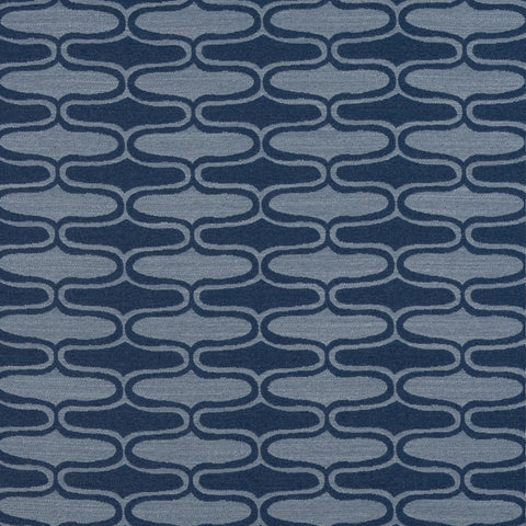 Saraband Marine Fabric - W8528 - Thibaut Fabric