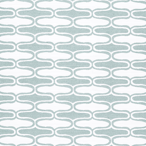 Saraband Seafoam Fabric - W8530 - Thibaut Fabric