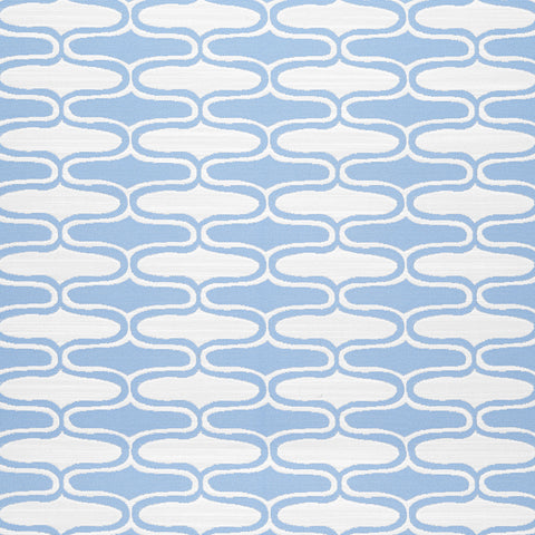 Saraband Sky Fabric - W8534 - Thibaut Fabric