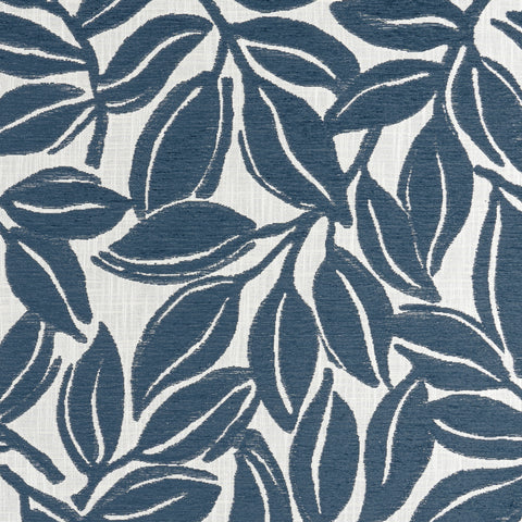 Kona Navy Fabric - W8813 - Thibaut Fabric